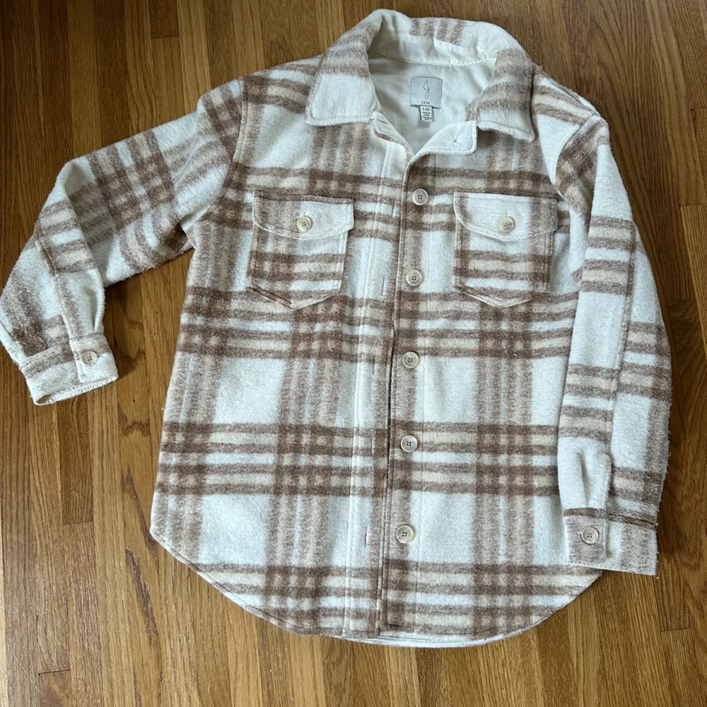 Cutie little fleece fall button up.